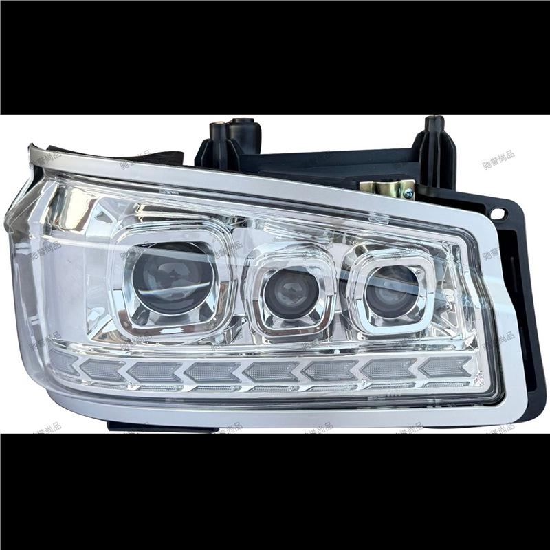 

LED Headlights for Sinotruk 07/08: Features Dual Low Beams & Eight High Beams Black Gold Left