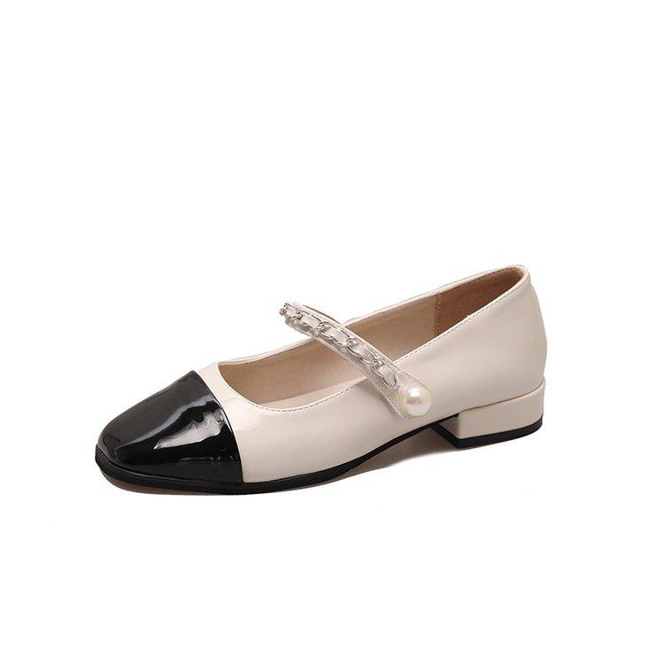 

Real soft leather silver Mary Jane shoes women s flat shoes 2025 spring and summer new French versatile casual small leather shoes 35