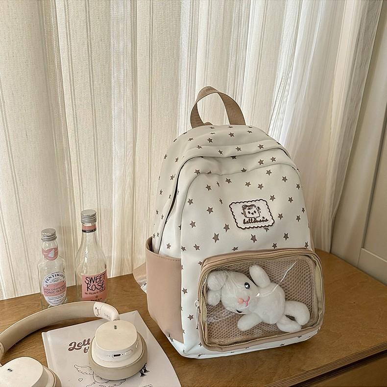 Schoolbag Sweet Girl Backpack Japanese Ins Two-dimensional Pain Bag Small Fresh and Versatile Korean Version Cute Female Messenger Bag