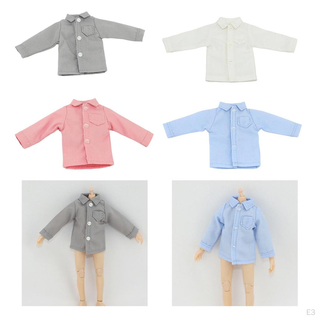 1/ Figure Clothes ,Miniature Shirt, Photo Prop Doll Costume Accessories for 6" Male Figures Body