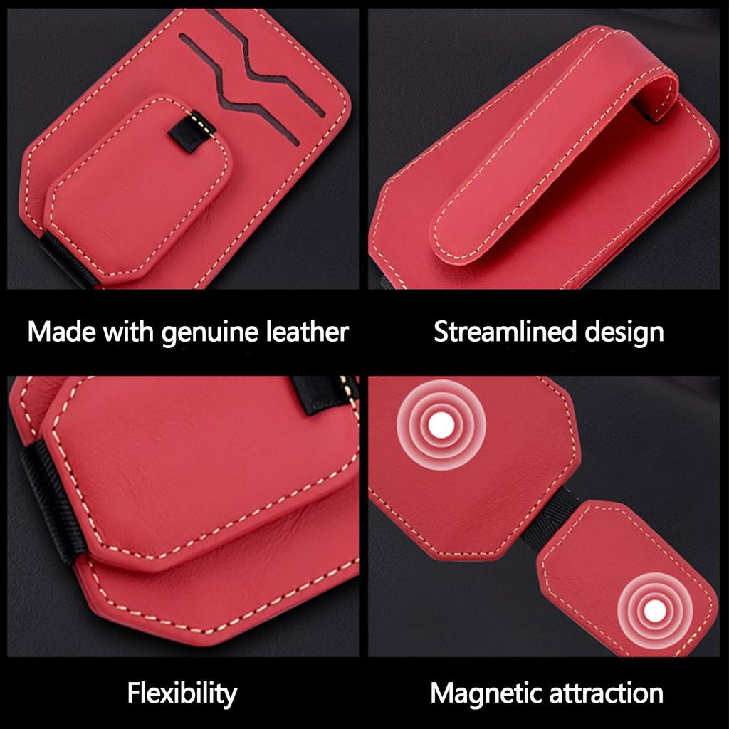 Coolicee Car Storage Glasses Card Neodymium Card Genuine Sunglasses Convenient for Car Sun Visor Car Car Glasses Holder Holder, Magnet, Glasses,