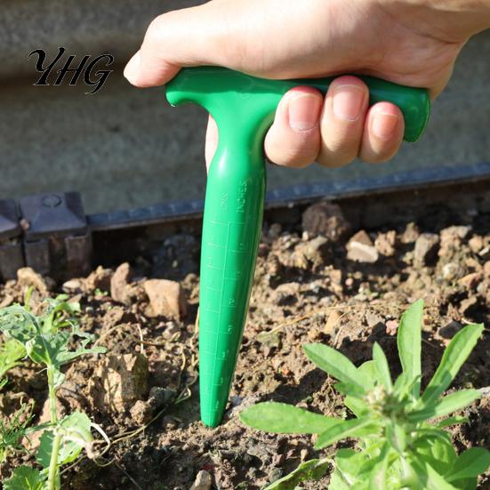 Vegetable Garden Sower Seeds Dispenser, Handheld Seeder with 5 Dial Settings, Ergonomic Plastic Drill Dibber, Plant Labels, Sowing Tool for