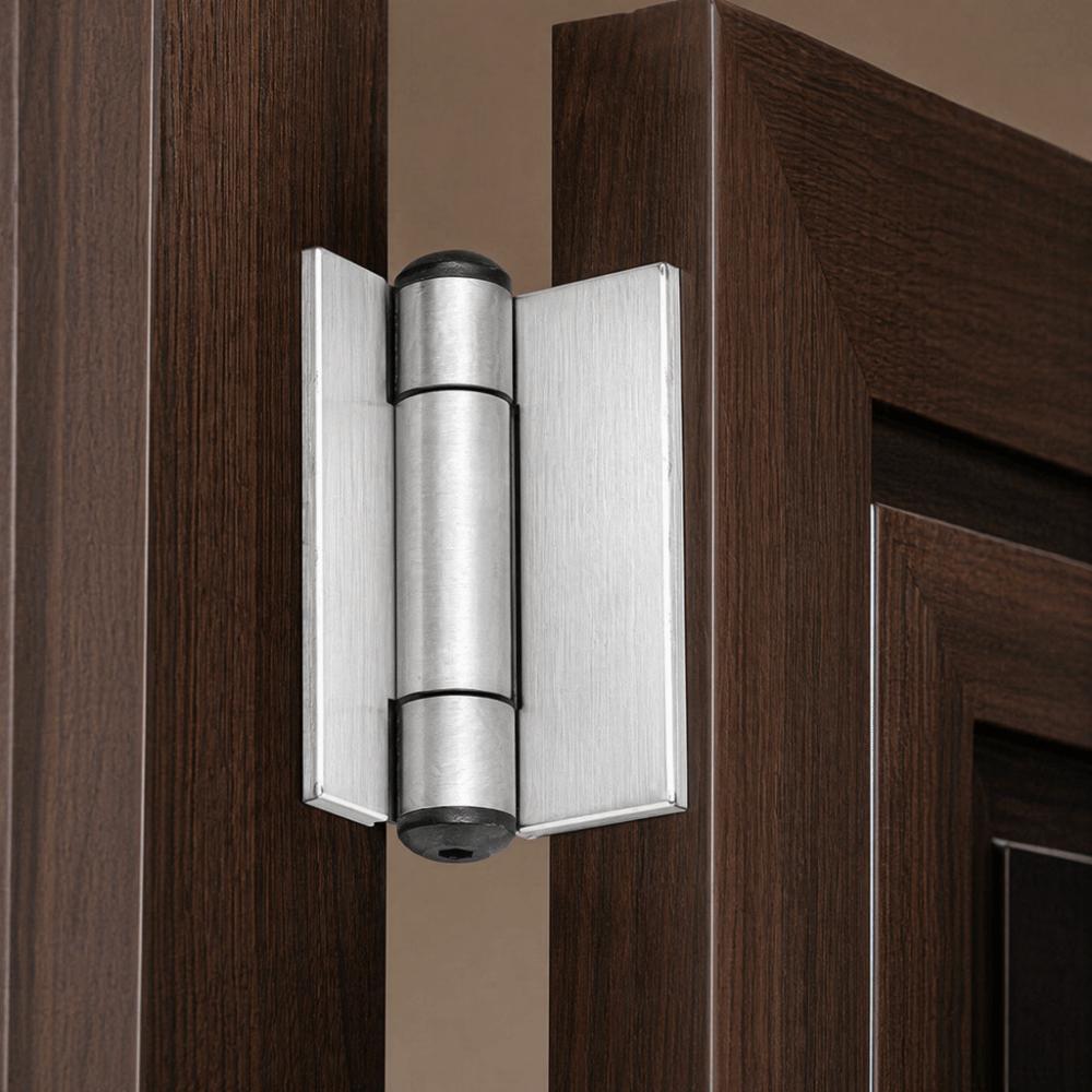 4pcs Durable Self Closing Hinge Weld Stainless Steel Hinge Durable Spring Door Hinge Metal Gates