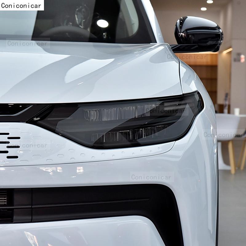 Für LEAPMOTOR C11 2025 Auto Scheinwerfer Geräuchert Schwarz TPU Schutzfolie Frontlicht Tönung Farbwechsel Aufkleber Zubehör