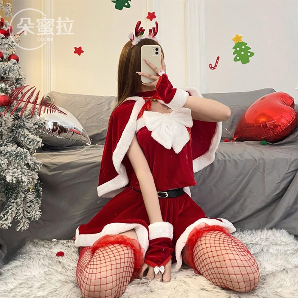 Christmas Costume Female Sexy Christmas Lingerie Uniform Suit Passion Bunny Cosplay Japanese Halloween Uniform