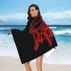 Death Metal Band Beach Towel Soft Microfiber Quick Dry Absorbent Quick Towels For Bath