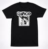 Rancid Give em the Boot Logo Černé Tričko Punk Rocková Kapela Grafické Tričko