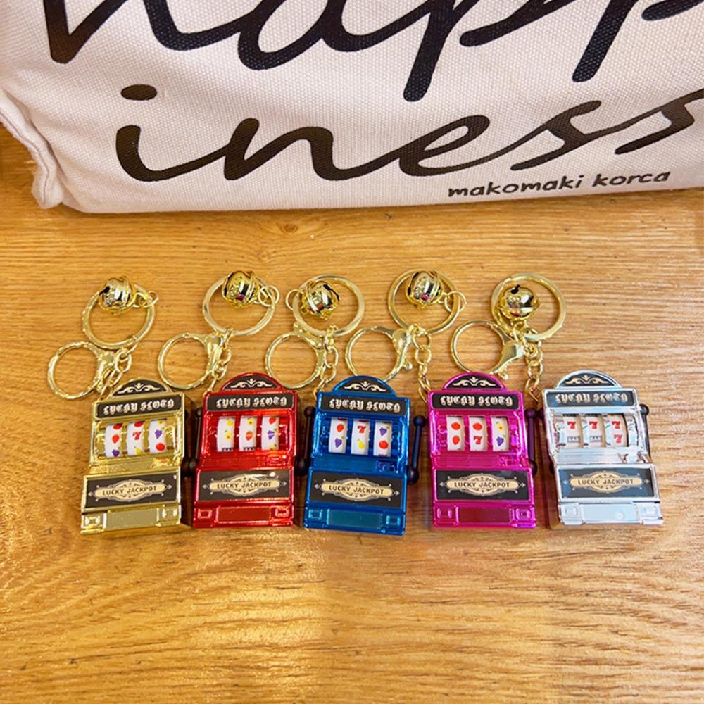 

Alloy Fruit Pendant PVC Bag Pendant Creative Slot Machine Keychain