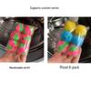 12-Pack 35mm Large Nylon Anti-Tangle & Anti-Knot Washing Balls for Stain Removal