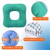 LAROTSUBA Care Mat Wheelchair Pressure Sore Prevention Backrest Armchair Pressure Relief Shock Relieves Discomfort for Bedridden and Assisted Nursing
