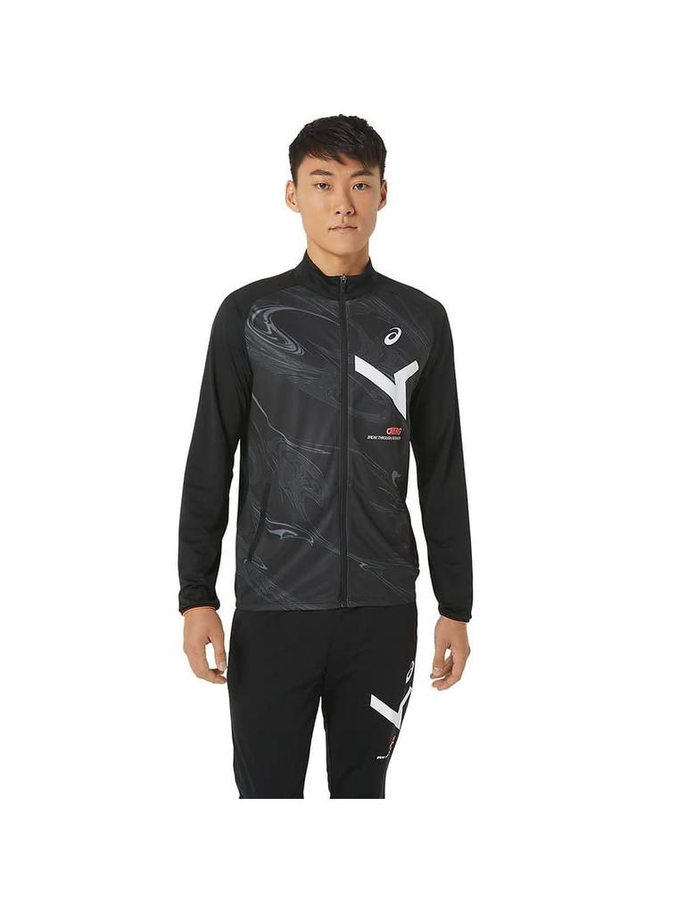 ASICS DRY STRETCH KNIT GRAPHIC JACKET 2031D995 Training Wear A-I-M Men's