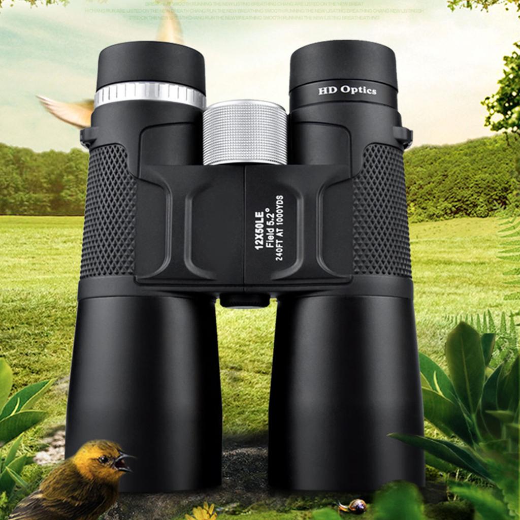 12x50 Binocular, Outdoor Binoculars, Powerful 12x Magnification, 50mm Large Aperture for Long Distance Viewing