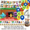 Steal N Catch The Brainrot Birthday Party Decorations Number Balloon Cake Topper Popular Game Background Party Supplies Kid Gift