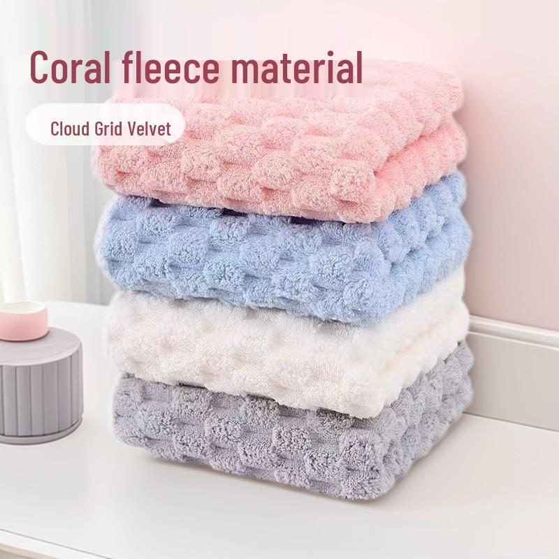 Weiches und saugfähiges Korallenfleece-Frottee-Badetuch für Zuhause - Ideal für Erwachsene und Kinder