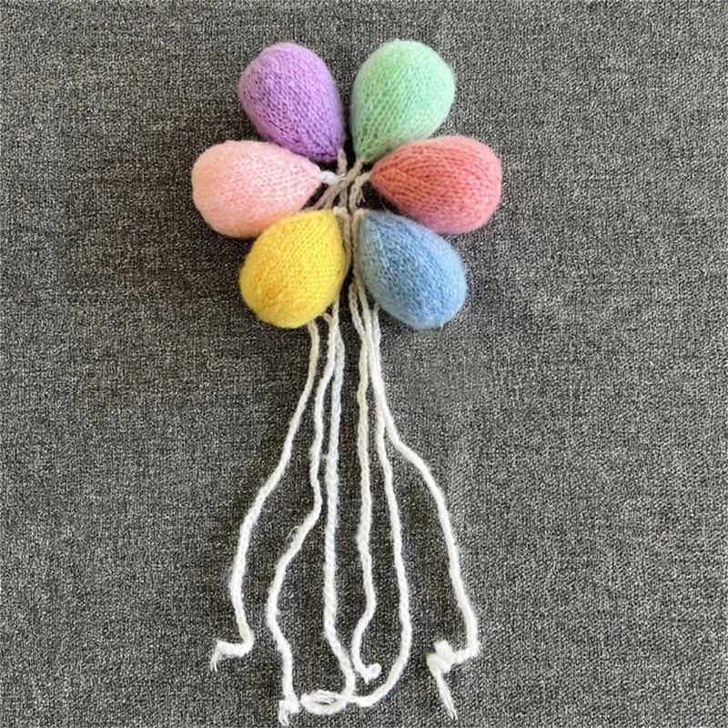 Newborn Photo Posing Props Knit Balloon Photography Props Baby Photo Props Cute Photo Posing Gear Infant Photo Backdrop