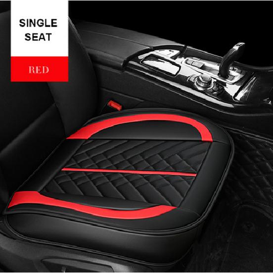 Leather Car Seat Covers Front Protector Full Surround Seat Cushion Anti-slip Pad
