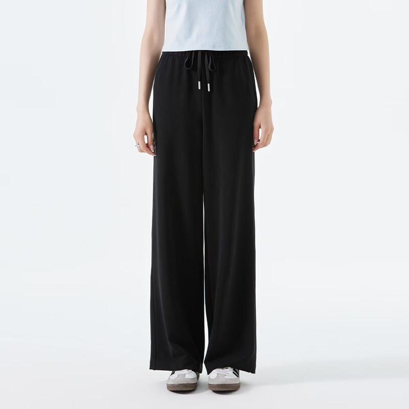 

FivePlus Women s Summer Draped Wide-Leg Straight Trousers XL