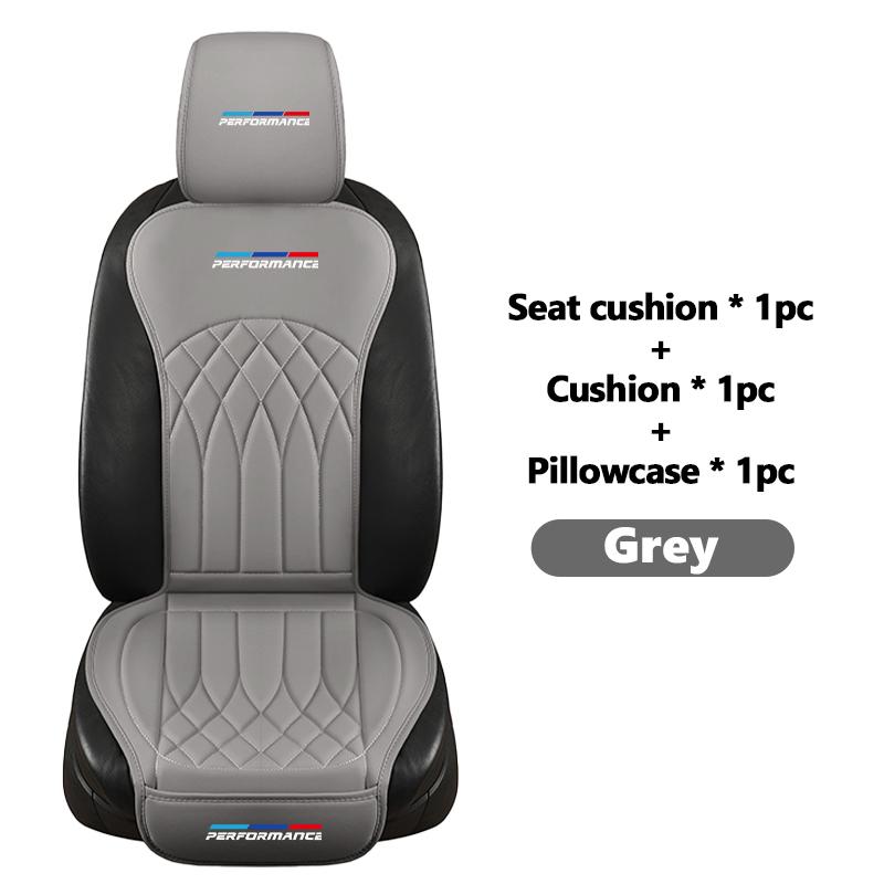 Leather Car Front Seat Protector Four Seasons Seat Cushion Pad Mat For BMW M E87 E30 E46 E28 E39 F18 F35 G03 F10 E93 F20