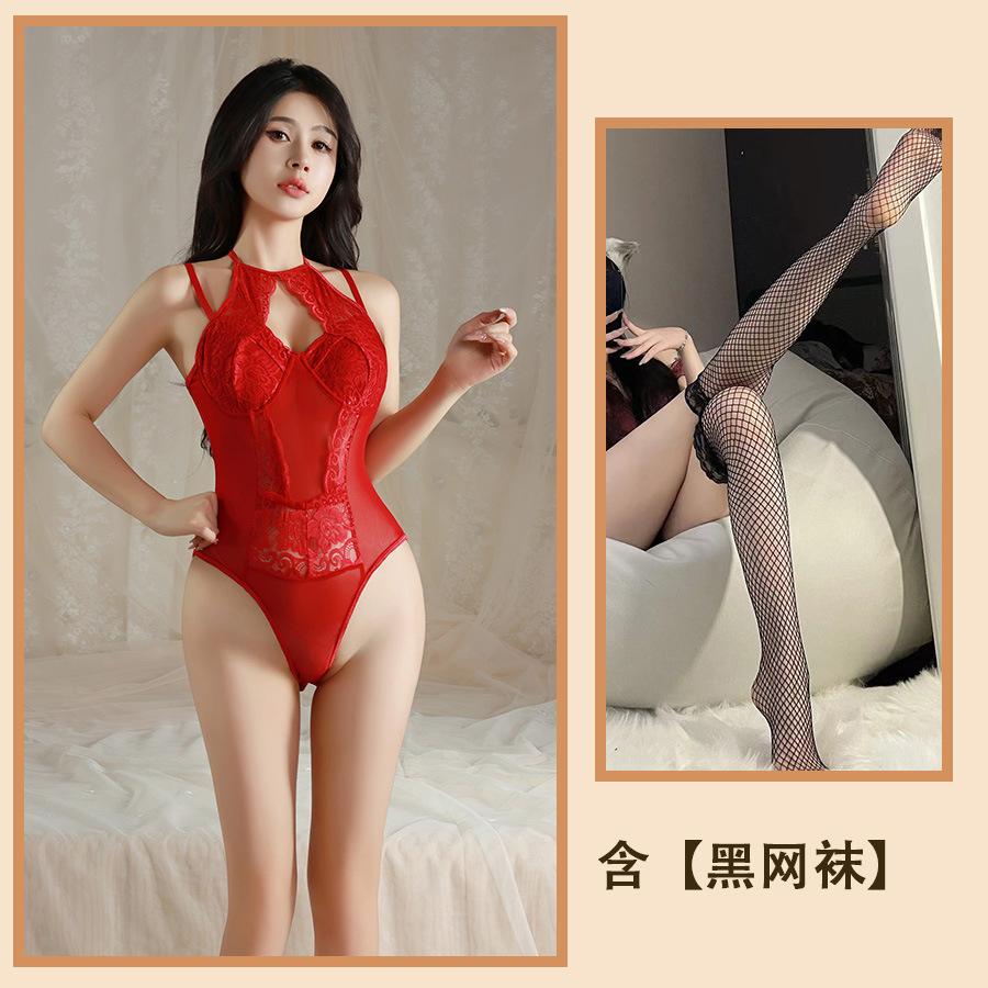 Sex Underwear Pure Desire Sweet and Spicy Style Neck Lace Small Suspender Vest Street Removable Chest Pad