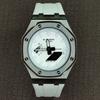 Casio Men Liquid Crystal,Analog Dual Display Series 44mm White Watch GA-2100-7A7(Watch3--)