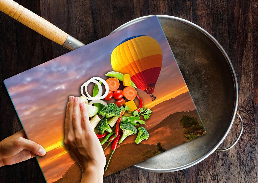 Glass Board Cutting Board 52X40 Sky