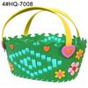 DIY Cute Flower Handmade Craft Kids Children Creative Toy Braided Storage Basket