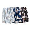 Men Beach Shorts Elastic Waist Adjustable Drawstring Cartoon Goose Print Beach Shorts Quick Drying Leisure Shorts