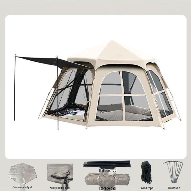 OEING Outdoor Camping Tent 280x240x155cm (5-8 Person)