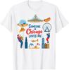 Someone In Chicago Loves Me IL Skyline Traveling Lover Baby T-Shirt