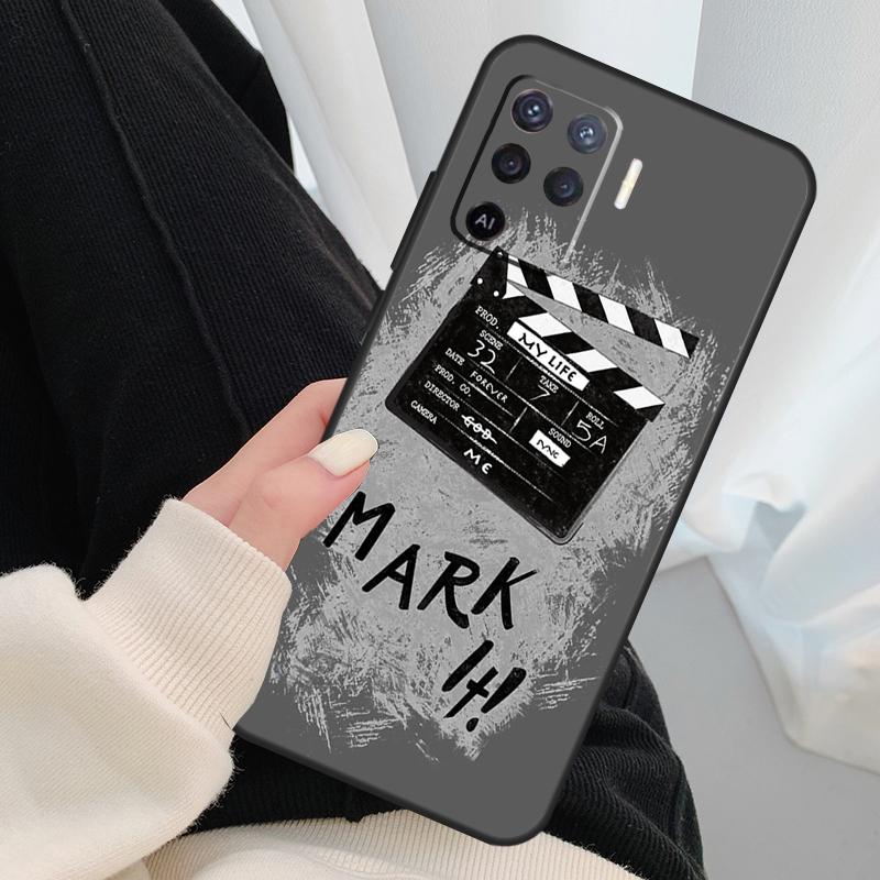 Film Movie Maker Clapperboard Take Case For Oppo A18 A38 A58 A78 A98 A80 A60 A40 A96 A76 A16 A94 A74 A54 A15 A17 A57 A77 A5 Pro