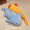 Colorful Newt Plush Toy Stuffed Cute Axolotl Salamander Fuzzy Fish Appeasing Long Pillow Cushion Six Angles Dinosaur Kids Gift