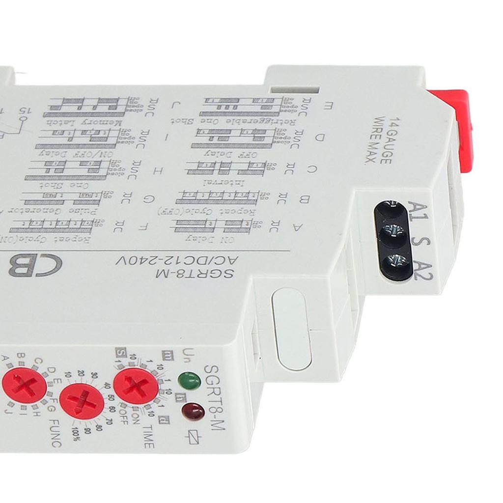 Intermediate Relay Sensitive Quick Response Light Indicator Guide Rail Type Auxiliary Relay 5A 16A 1