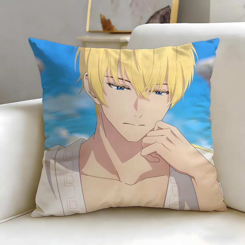 anime Who Made Me a Princess Cushion Cover Soft EasyWash Pillow Case Versatile for Couch Bed Travel and Office