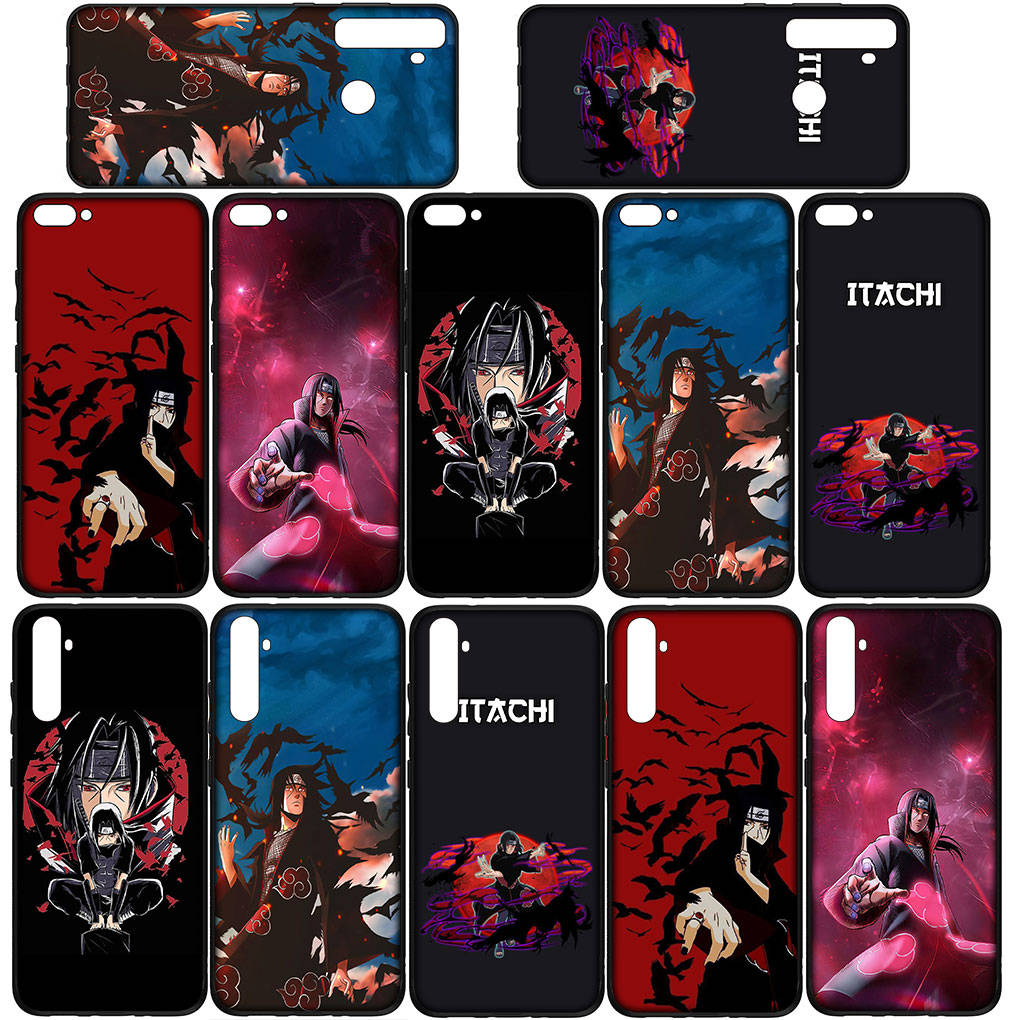 Für iPhone 16 15 Xiaomi Redmi Note 14 13 12 11 Pro Max 16e Samsung Galaxy S25 S24 S23 Moto OPPO Huawei Comics Naruto Itachi Uchiha Akatsuki Handyhülle