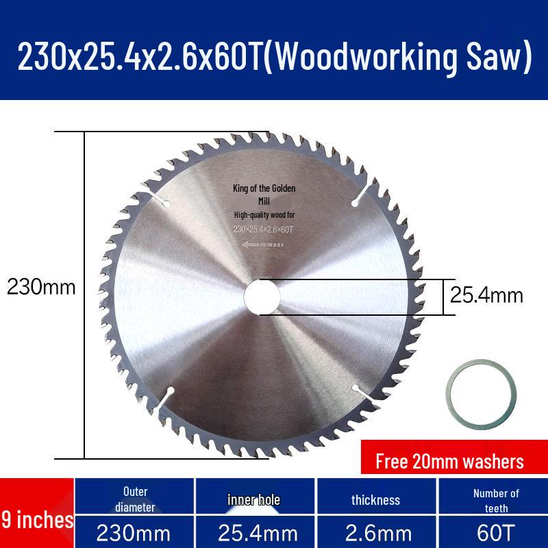 10-Inch Wood and Marble Diamond Saw Blade for Circular Saws