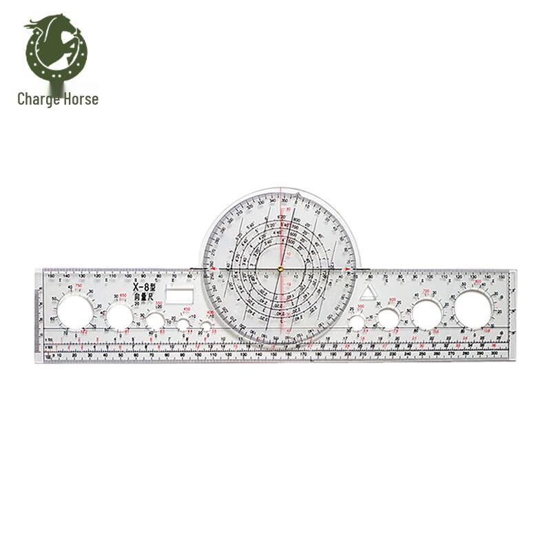 X-8 Military Navigation Command Ruler