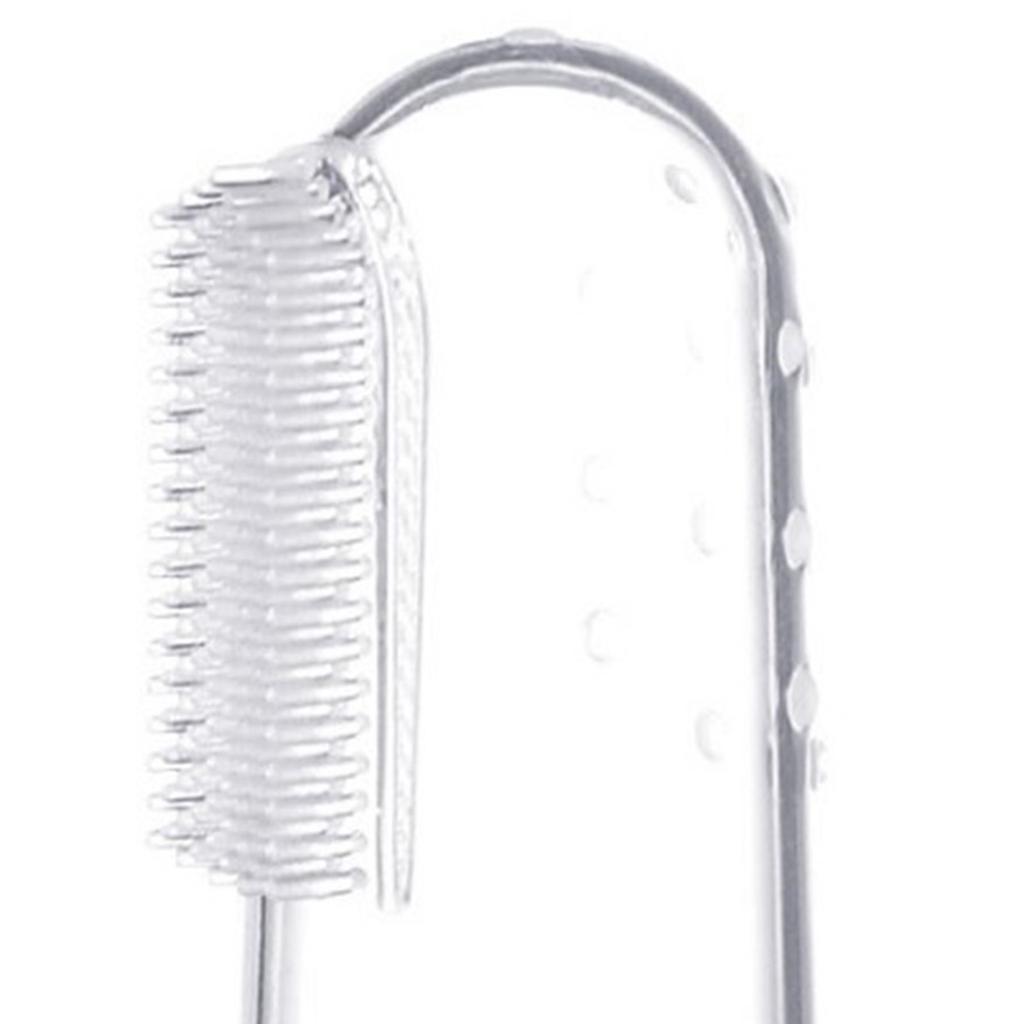 Baby Finger Toothbrush Oral Tongue Cleansing Silicone Thumb Cover Toothbrush for Infant Toddles