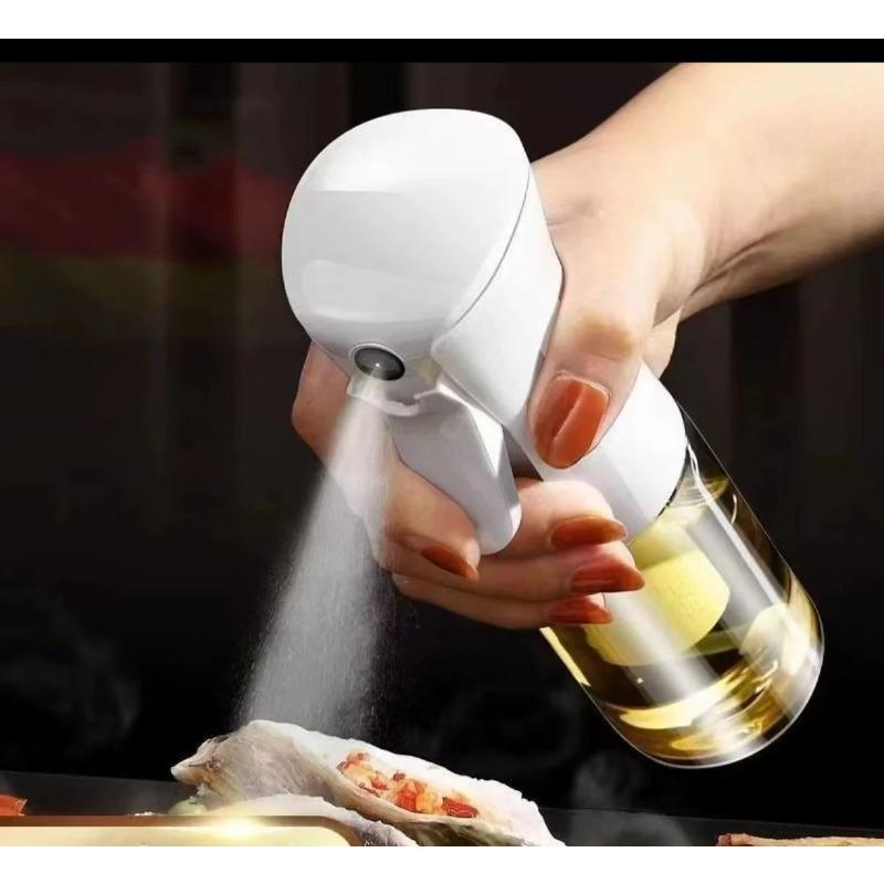 200/300/500ml Oil Sprayer High Pressure Vinegar Soy Sauce Sprayer Pour Oil Dispenser Bottle Cooking Baking Mist Oil Sprayer