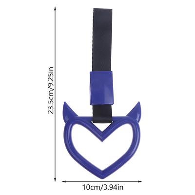 Auto Accessories Glow Ring Devil Heart Train Bus Handle Strap Drift Charm Drift Warning Ring for Car