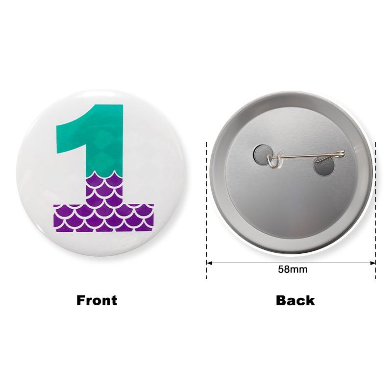 Theme Party Badge Happy Birthday Birthday Digital Badge 