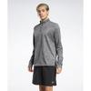 Workout Ready Quarter Zip Long Sleeve   Grey
