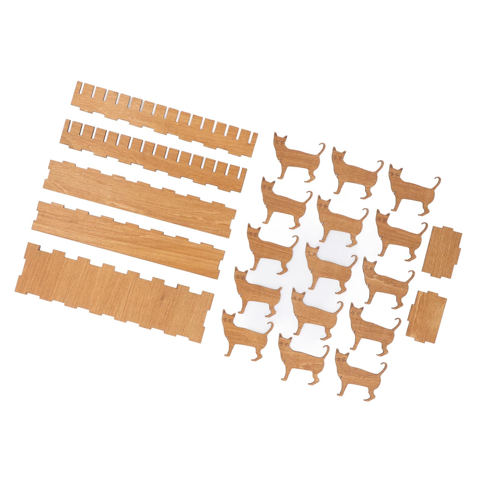 

Деревянный набор катушек с животными, симпатичный, гладкий внешний вид, набор органайзеров для катушек с коробкой для вязания и шитья