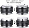 NEOUZA 58mm Coffee Distributor & Tamper 2 In 1, Dual-Head Coffee Leveler Fits E61 Group Machines