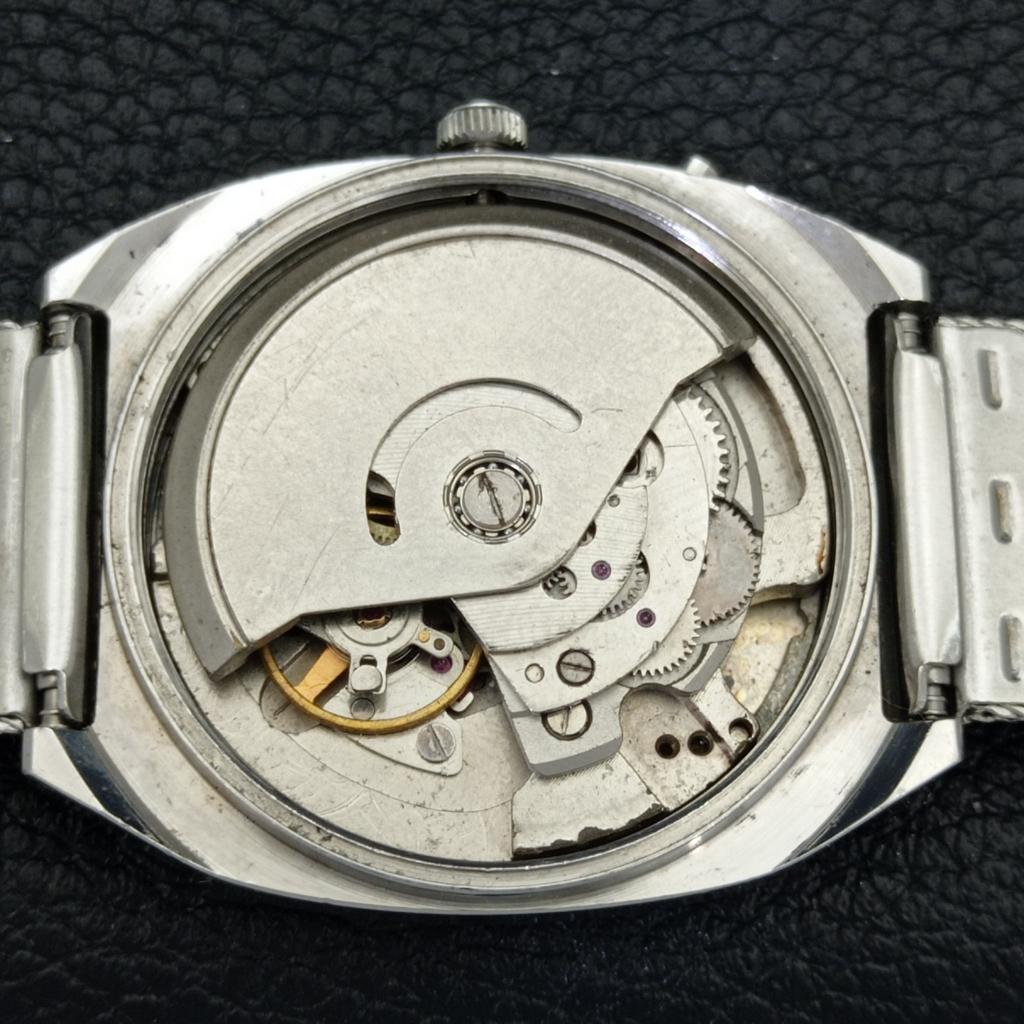 VINTAGE RICOH R31 AUTOMATIC JAPAN MENS SEA GREEN COLOR DIAL WATCH A500611-5 R153-a500611