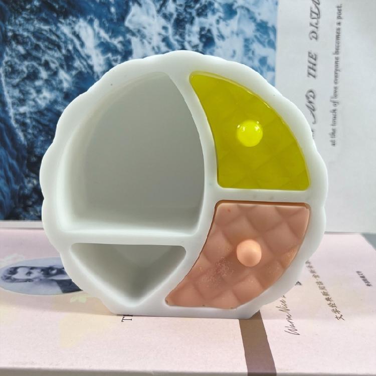 Moon and Star Shaped Storage Box Tray Mold Silicone Material for DIY Crafts