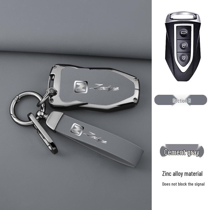 Zotye T600/T700 Damai X5/Z700 Full Wrap Sport Version Car Key Case for Men