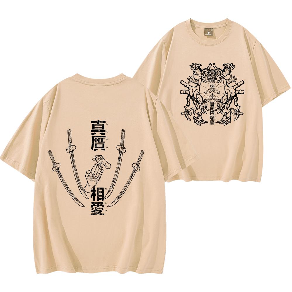 Anime Domain Expansion T-Shirt Men Women Short Sleeve Streetwear Hip Hop Tops Y2K Clothes Unisex Anime Shirt Men Casual Tees