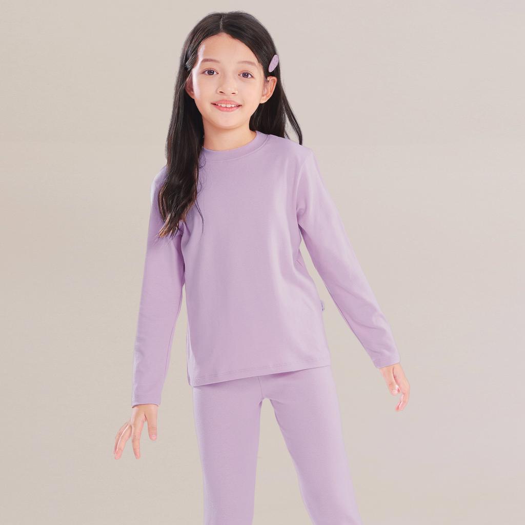 Autumn Kids Basic Pajamas Sets Soild Cotton Warm Toddler Boys Girls Sleepwear Suit Long Sleeve Homewear Children Clothing