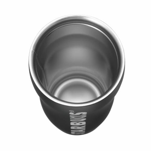 Starbucks Curved Stainless Steel Bottle, Matte Black, 355ml
