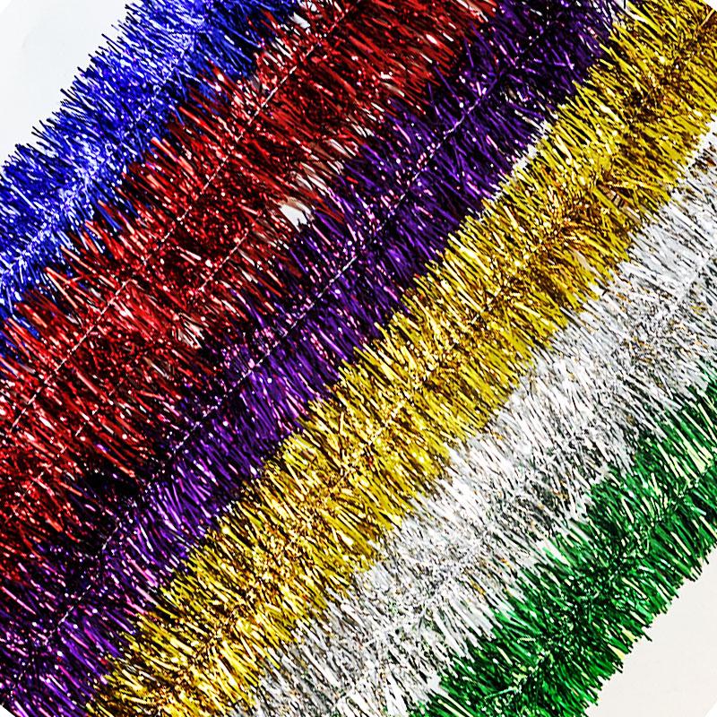Children's Performance & Birthday Decoration Tinsel Strips for Christmas, Kindergarten, School, or Shopping Mall.